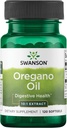 Swanson Oregano Oil 10: 1 Udtræk - Natural Supplement Fremme fordøjelsessygdomme - Luftveje og urinveje Sundhedsstøtte (120 Softgels, 150mg Hver)