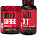 Jacked Factory Nitrovolume Shred Thermogen Pre- workout in Blueberry Lemonade & N.O. XT Nitroxidbooster til mænd og kvinder