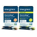 Sand Grace ElectroMag - Grapefrugt (16 Stick Packs) + Lemon Lime (16 Stick Packs) - Electrolyte Powder for Rapid Hydration - Zero Sugar & Carbs - Non- GMO - 32 Total Servering
