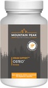 Mountain Peak Nutritionals Osteo Supplement - orgel & stærk benstøtte, fremmer knoglerelateret sundhed - Med vitaminer D3, K2, Calcium og Magnesium - Knoglereservation og styrkelse (120 vegetariske kapsler)