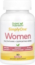 SuperNutrition SimplyOne Multi- Vitamin til kvinder, Højstyrke, En / dag tabletter, 90 Greve