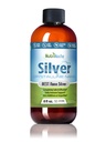 NutriNoche Colloidal Silver Liquid - Premium Silver for immunforsvar - Organic Plata Coloidal para Tomar - 99,99% Ultra Pure Nano Particles for Optimal Absorption - 30 ppm 8 oz
