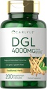 Carlyle DGL Deglycyrrhizinated lakrids Kapsler: 124; 200 Greve: 124; Memory mg: 124; Vegetar, Non- GMO & Gluten Free Supplement