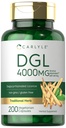 Carlyle DGL Deglycyrrhizinated lakrids Kapsler: 124; 200 Greve: 124; Memory mg: 124; Vegetar, Non- GMO & Gluten Free Supplement