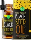 Maju Superfoods Black Seed Oil - 3 gange TQ, Cold- presset, Rejsestørrelse, 100% Tyrkisk Black Cumin Seed Oil, Flydende Pure Blackseed, Glasflaske, 2 Oz