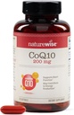 NatureWise CoQ10 200mg Softgels, High Potency Ubiquinone - Coenzym Q10 Supplement - Antioxidant for Heart Health + Energy - Vegan, Non- GMO, Gluten- Free - 90 Greve [3- Måned Supply]