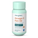 Sand Grace Omega-3 Fish Oil - 180 Softgels - 1400 mg EPA + DHA - Brain, Heart, Joint & Immune Health - Organic, Gluten Free, Soy Free
