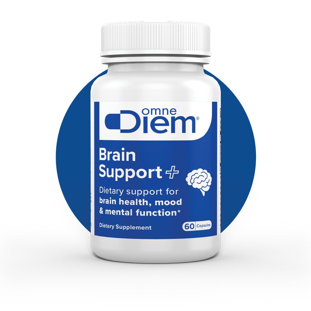 Omne Diem Brain Support med Cerenx og MecobalActive, 60 kapsler - Kosttilskud til hjerne sundhed, mood & mental funktion
