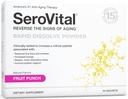 Serovital Rapid Dissoltion Powder - Anti- Aging supplement til kvinder, hudfordele, energi og bedre søvn nogensinde 124; 30 dages forsyning - Frugt Punch