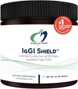 Design for sundhed IgGI Shield Powder - Dairy- Free Imunoglobulin IgG supplement, SBI med N- Acetyl- Glucosamin - Understøtter sund intestinal barrierefunktion (3.7oz / 30 Servering)