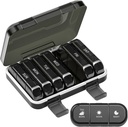 Ugentlig Pill Organizer 3 gange om dagen, 7 dages transportable Pill Box til piller, Vitaminer, Fish Oil, Medicin, Kosttilskud (3x7 Black)
