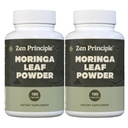 Zen Principle Organic Moringa Oleifera. Ultra-Premium. Giver en All Natural Energy Boost og Multi- Vitamin. En rå superfood, Vegan, Ingen GMO og Gluten Free. 360 kapsler.