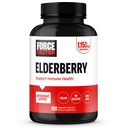 FORCE FACTOR Elderberry Kapsler, Immunitetstillæg og antioxidanter Supplement for mænd og kvinder, Daglig Immunitet Boost, Vegan, No Gelatine, Non- GMO, 100 Vegetabilske Kapsler