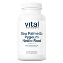 Vital Nutrients Saw Palmetto med Pygeum & Nettle Root - Vegan Saw Palmetto til mænd støtter sund prostata funktion * - Gluten, Dairy, Soy Free - 120 Kapsler