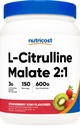 Nutricost L- Citrullin Malat 2: 1 (600 Bedste) (Jordbær Kiwi)