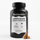 Bedre Alt Lions Mane Mushroom Kapsler, 2 Måneder Supplied 124; 100% Fruit Body Lions Mane Supplement 124; 30% Polysaccharides