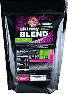 Skinny Blend - High Protein Shake for Women - Lav Carb, Keto Friendly Meal Erstatning - Tilfredsstiller Hunger & Boost Energy - Cremet Vanilla - 30 Shakes