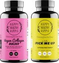 Happy Sund Hippie Pick me Up Natural Energy Pills & Vegan Collagen Builder