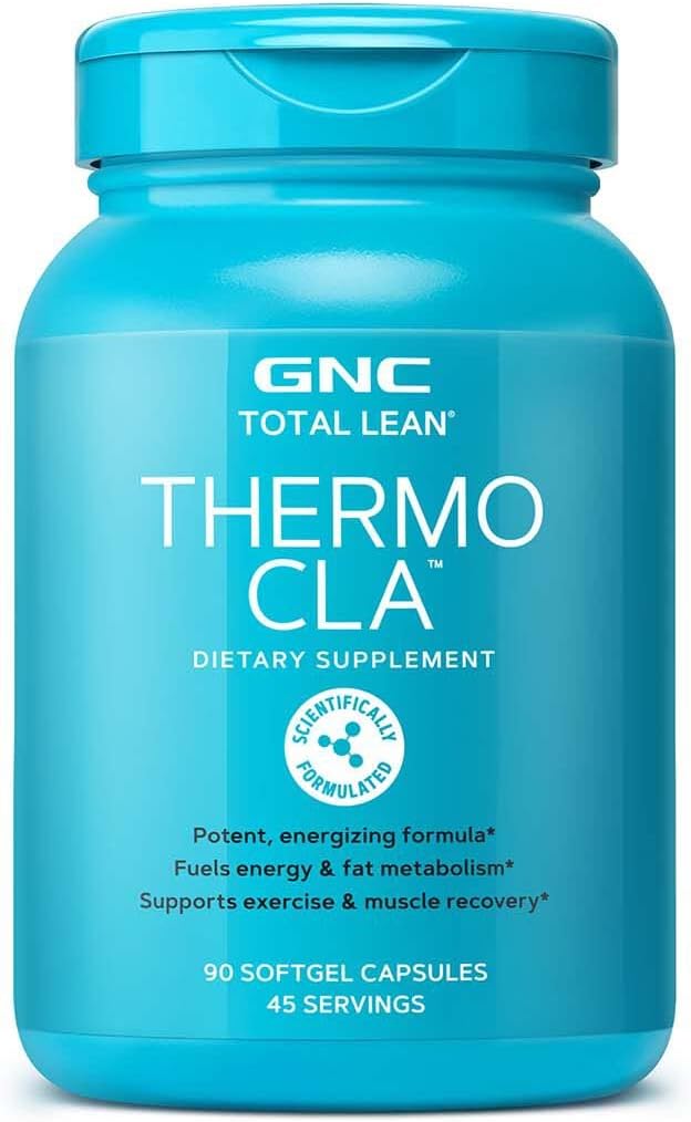 GNC i alt Lean Thermo CLA- CLA- 124; Fuels Energy and Fat Metabolisme, Understøtter Motion og Muscle Recovery