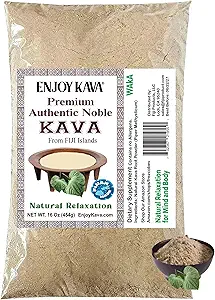 FIJI 'S # 1 AAA Grade Waka Kava Root Powder - 1 LB