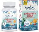 Nordic Naturals Children 's DHA, Strawberry - 360 Mini Chewable Soft Gels for Kids - 250 mg Omega-3 med EPA & DHA - Brain Development & Function - Non- GMO - 90 Servering