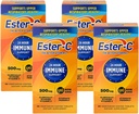 Ester- C 500 mg 24 timers C-vitamin tabletter til immunforsvar, C-vitamin tillæg, 90 greve (pakning med 4)