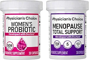 Lægens CHOICE Total Womens Menopause Support Bundle - Womens Probiotic + Menopause Probiotic 30ct