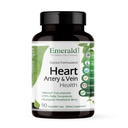 Emerald Labs Heart, Artery & Vein Health - Heart Health Support med Hawthorn Berry, Meriva Turmerisk, Vital K2 som Vital Delta MK-7 & mere - Glutenfri - 90 Vegetabilske kapsler (30-dages forsyning)