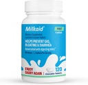 Milkaid Lactase Enzyme tyggetabletter til laktoseintolerance Relief 124; Forhindrer Gas, Bloating & Diarrhea