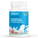 Milkaid Lactase Enzyme tyggetabletter til laktoseintolerance Relief 124; Forhindrer Gas, Bloating & Diarrhea