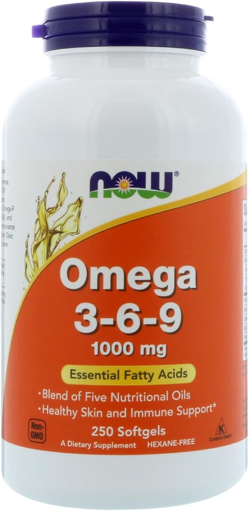 Now Foods 2 Pack Omega 3- 6- 9, 1000 mg, 250 Softgels