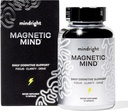 Magnetisk Mind - Premium Kognitiv supplement til Ultra Focus Energy, Klarhed, & Drive - Nootrop designet til lang sigt hjerne sundhed, hukommelse og fokus - 30 dages forsyning - Ingen kunstige farver