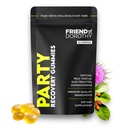 Party Recovery Gummies - Detox, Hydration & Energy Boost med Electrolytes & Matcha - Reducere Brain Fog & Support Mood - 60 Gummies per pakke
