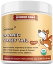 Wonder Paws Organic Turkey Tail Mushroom for Dogs - Kraftfuld Turkey Tail for Dogs Mushroom Powder for Immunity, Respiratory, Fordøjelse & Cellular Health- with Beta Glucans & Polysaccharides - 2.12 oz