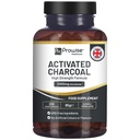 Aktiveret kul kapsler - 200 High Strength Vegan Capsules - 2000mg per servering I Made in The UK af Provise Healthcare