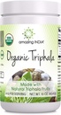 Amazing India Organic Triphala 16 Oz Powder | 113 Servings | Natural Herbal Supplement | Non-GMO | Gluten Free