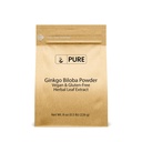 Pure Original Ingredienser Ginkgo Biloba Powder (8 oz) Altid Pure, Ingen Fillers eller Tilsætningsstoffer, Lab Verified