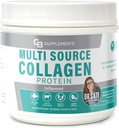 CB Kosttilskud Multi Collagen Protein - Hydrolyzed Collagen til fælles, hud, Gut, hår & negle sundhed - Unflavored Powder med type I, II, III, V & X - Grass- Fed & Clean - 58 Servere