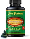 Livets Fortune Multivitamin & Mineral 60 tabletter, Alle naturlige energi kilde leverer hele fødevarer koncentrat, antioxidanter, Aminosyrer, enzymer, trace mineraler & mere