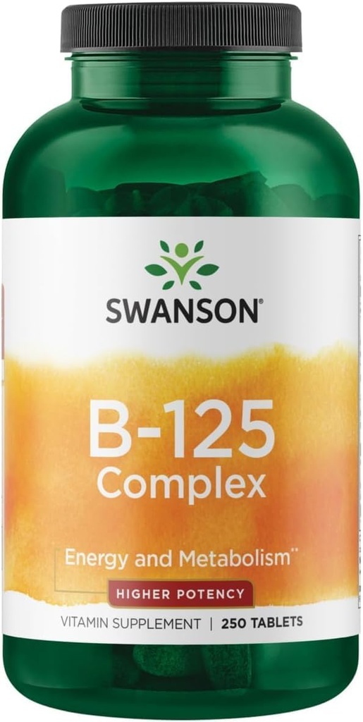 Swanson Vitamin B- 125 Complex 250 Tabs