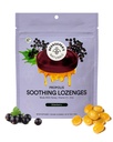 Biavlerens Naturals Lindrende Honey Elderberry Hoste Dropper immunstøtte med D-vitamin, Zink og Propolis Hals Lindrende Lozenges, 14 Ct