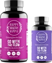 Happy Sund Hippie Gå med Flow Menopause Support & Gå med Flow Hormone Balance for Kvinder (180ct)