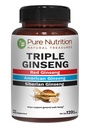Pure Nutrition Triple Ginseng 650mg Ikke-GMO 'er