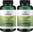 Swanson Olive Leaf Extract kapsler med 20% Oleuropein - (120 Kapsler, 500mg Hver) 2 flasker