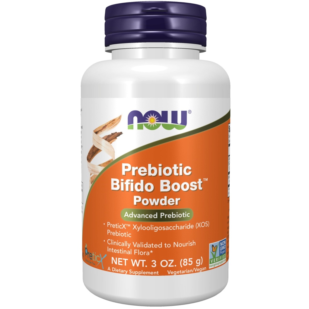 Now Foods Supplements, Prebiotic Bifido Boost med PreticX ™ Xylooligosaccharid (XOS) Prebiotic, Powder, 3- Ounce