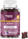 Druefrø Sukkerroer Energy Gummies, nitrogenoxid og blodtryksstøtte, druefrø ekstrakt & non-GMO root gummies, drueflager