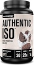 Jacked Factory Autentiske ISO Grass Fed Whey Protein Isolate Powder - Low Carb, Non- GMO Muscle Building Protein w / No Fillers, Post Workout Inddrivelse, Cookies & Cream