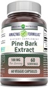 Amazing Formulas Pine Bark Extract 100 Mg- 124; Vegetariske Kapsler Supplement 124; Non- GMO Note 124; Gluten- Free