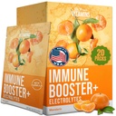 Immunsupport + Elektrolyter • 124; 1000mg C-vitamin, Zink & Chrom • 124; Hydrering & Wellness Powder • 124; Sugar- Free, Fast- Absorbing Drink Mix • 124; Easy- to- Mix Pakninger til daglig brug, Rejser & Inddrivelse