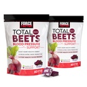Kraftfaktor Total Beets Blood Pressure Support med Beets Powder, Great- Tasting Chewables for Heart- Sund energi, og Øget nitrogenoxid, 120 Chews, 2- Pack